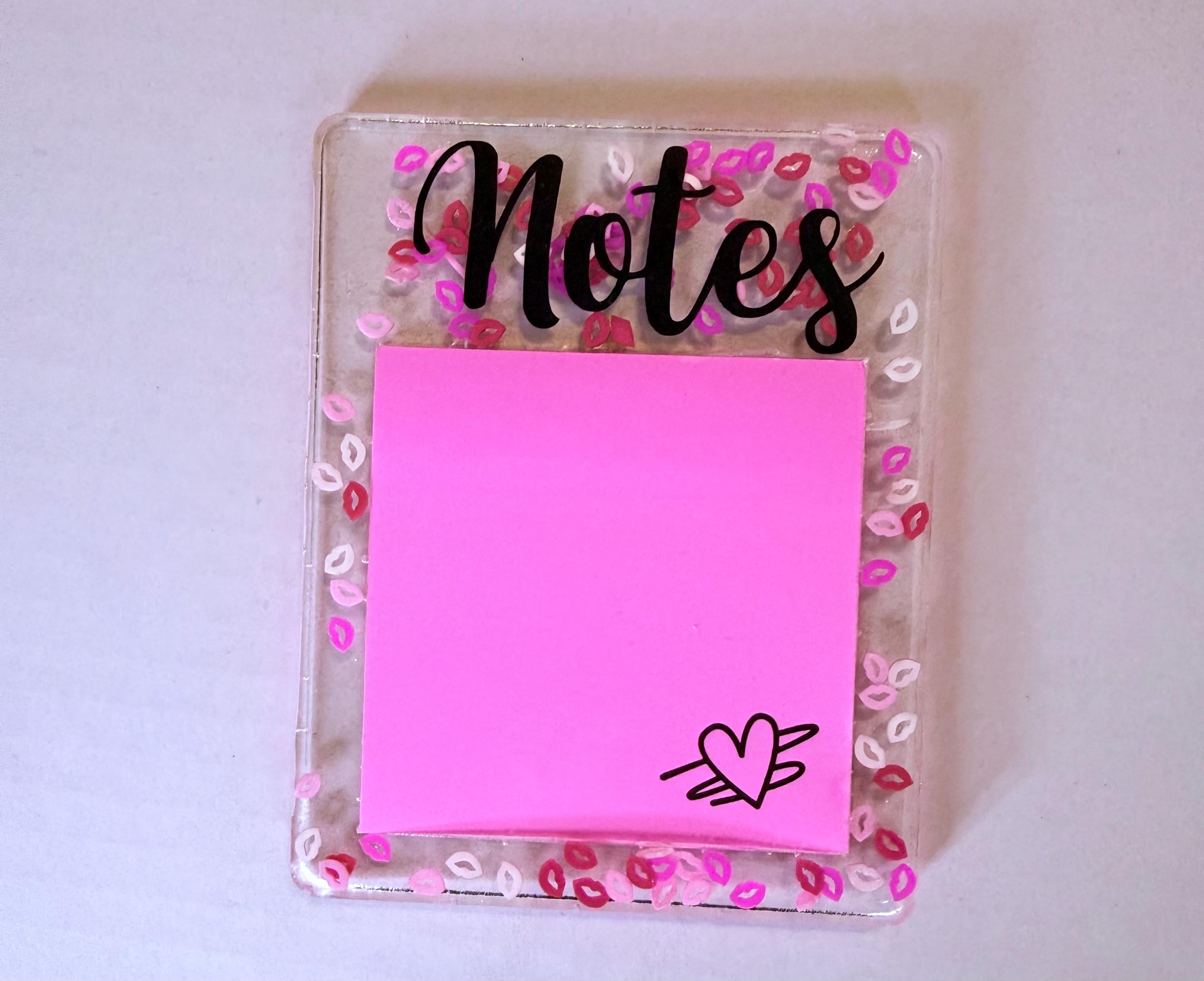 Secretary Sticky Notes Sticky Notes Holder/stationery Gift/teacher Gifts/ Personalized Gifts ...