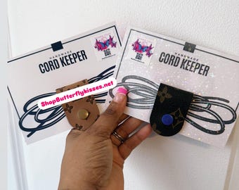custom Cord Holder/charger holder/cord keeper