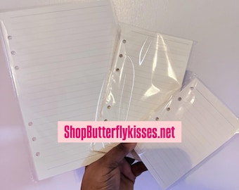 Planner opvulpapier/zak/persoonlijk/A5.       20 vellen