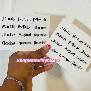 Custom Tab Labels in Harry Potter font/Harry Potter script /Bullet Journal sticker/Happy planner stickers