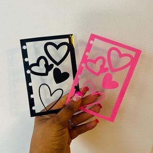 Custom Heart Planner Dashboard/Pocket/A5/Personal/Happy Planner/Franklin Covey Compact