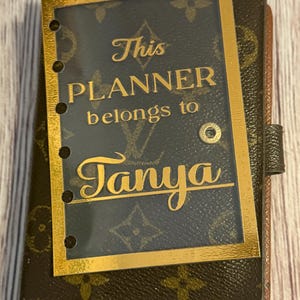This planner belongs to laminated dashboard /Pocket/A5/Personal/Happy Planner/Franklin Covey Compact