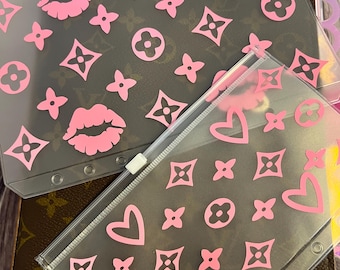 Custom planner Zipper pouch