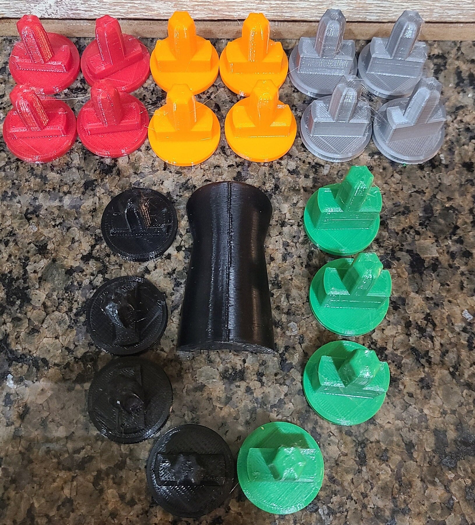 Thunder BOLT Nova Honeycomb hold down pins and spacers for Thunder Laser Nova 24 35 51 and 63 holddown pins
