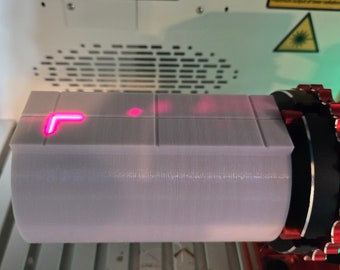 Alignment jig for Roller or Chuck Laser Rotary 3 or 4 Jaw Clamp like a Rotoboss Talon Pro