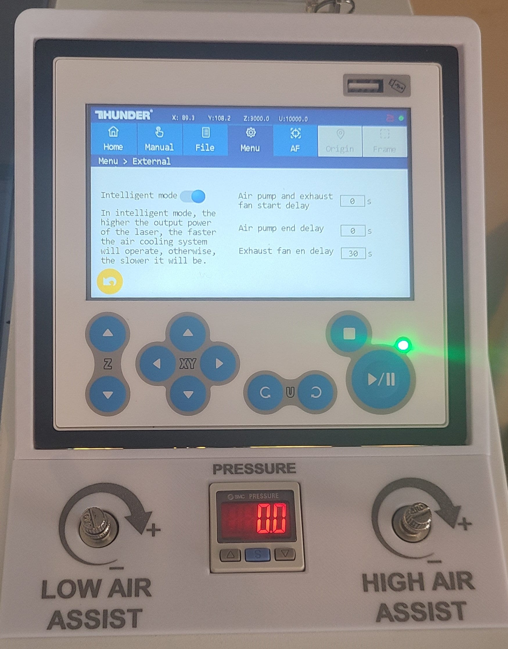 Dual, Single and Air Pressure upgrade for Thunder Laser Bolt Machine Add Low and High Air