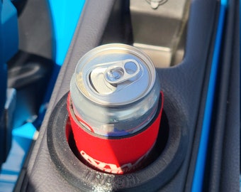The ORIGINAL Boat Cup holder Trash Can Chute Passthrough Trashbag holder with magnetic hold and Contrast Text Color cupholder replacement