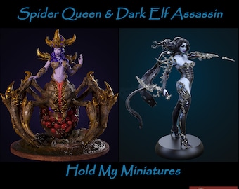 Reina Araña y Asesina Elfa Oscura