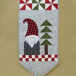 Digital PDF Gnome wall hanging pattern, Instant Download, Christmas, Winter
