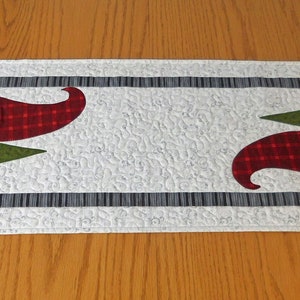 Digital Gnome table runner pattern, PDF, Winter, Christmas image 5