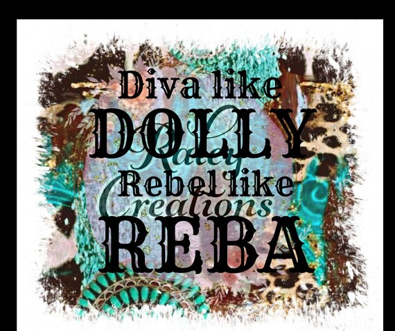 Vintage Rebel Reba Diva Dolly Country Farmer Cowgirl T-Shirt Vintage Rebel Reba Diva Dolly Country Farmer Cowgirl T-Shirt