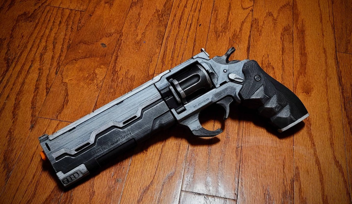 Malorian Overture Revolver Cyberpunk 2077 3D Printed Etsy