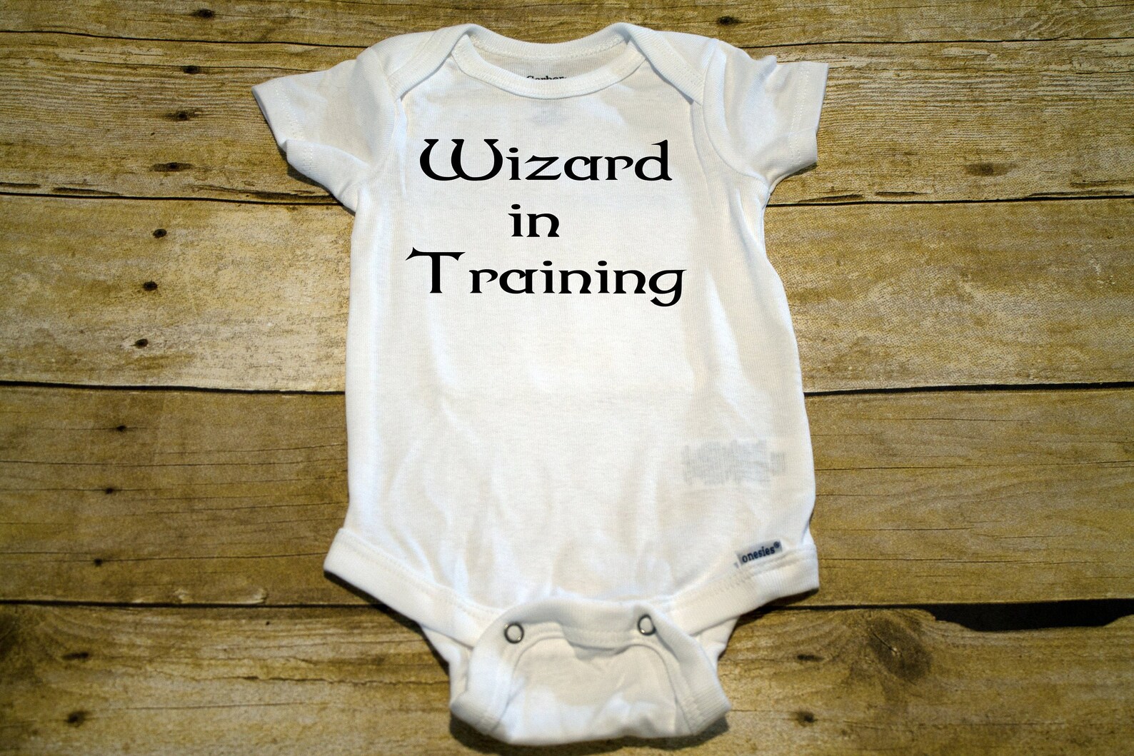 Magic Inspired Wizard in Training Onesie Baby Wizard Etsy