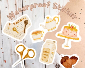 Cottagecore Waterproof Stickers