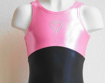 Girls Gymnastics Unitard/ Biketard – Made in USA