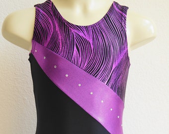 Girls Gymnastics Unitard/ Biketard – Made in USA
