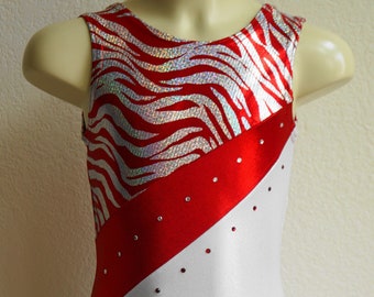 Girls Gymnastics Unitard/ Biketard – Made in USA