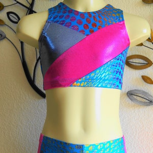 Girls Gymnastics, Dance, Shorts and Top – Made in USA