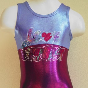 Girls Sparkle Gymnastics / Dance Leotard – Made in USA