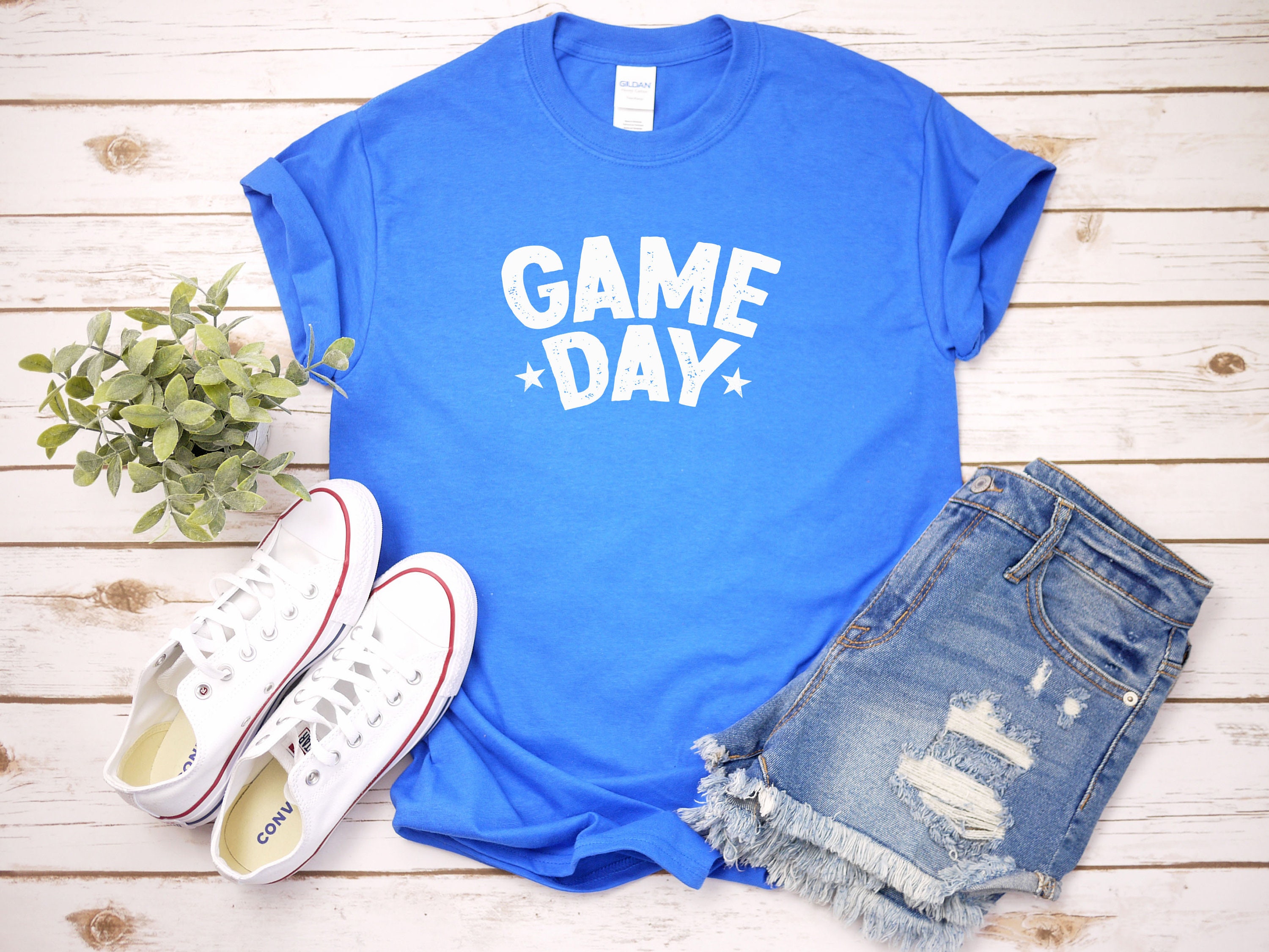Game Day RTS SCREEN PRINT White Ink T-shirts | Etsy