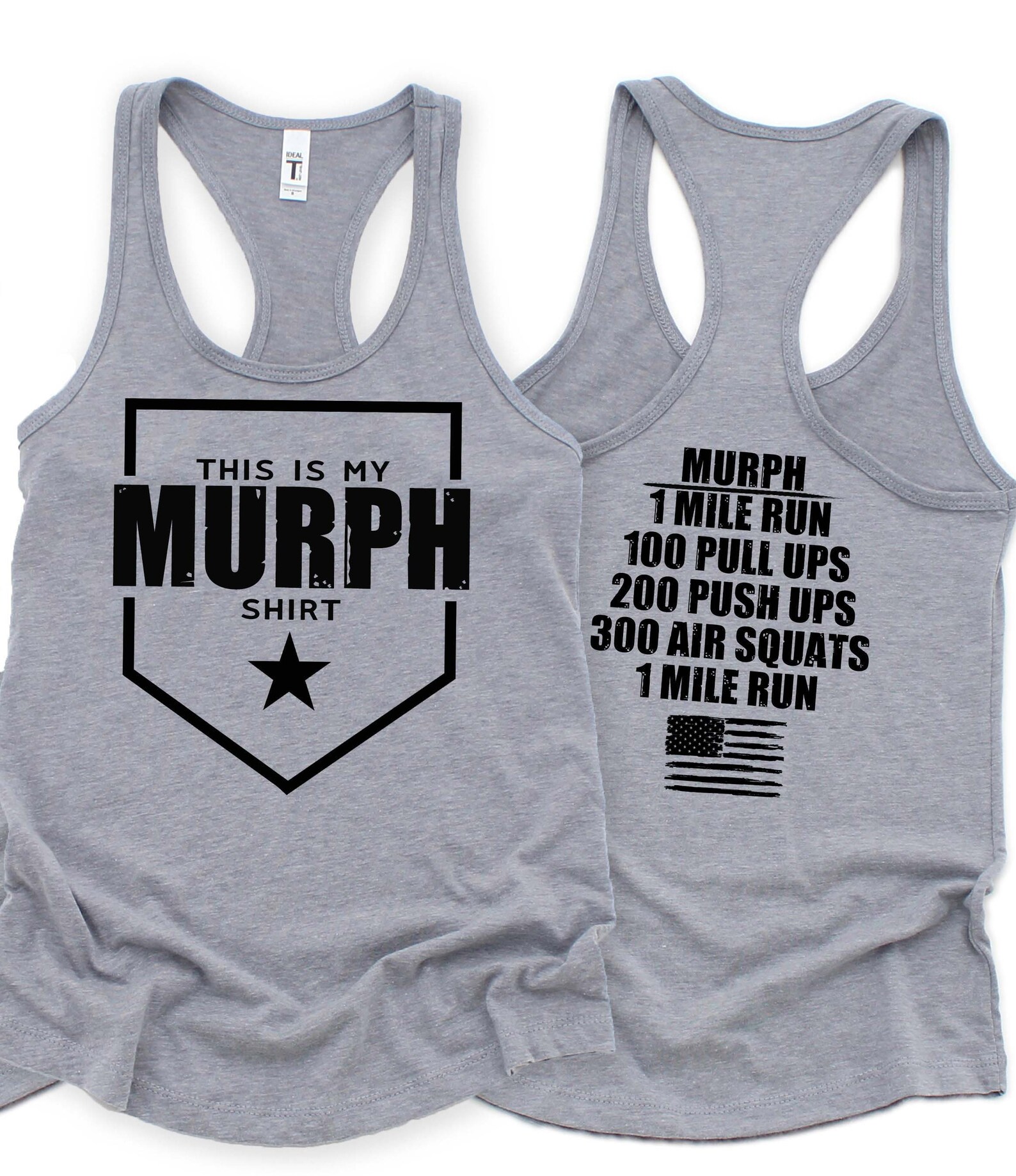 Murph Workout Completed Shirt Tank Top OR TShirt Memorial Etsy