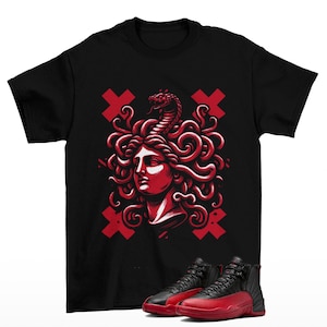 No Look Sneaker Shirt to Match Jordan 12 Retro Flu Game