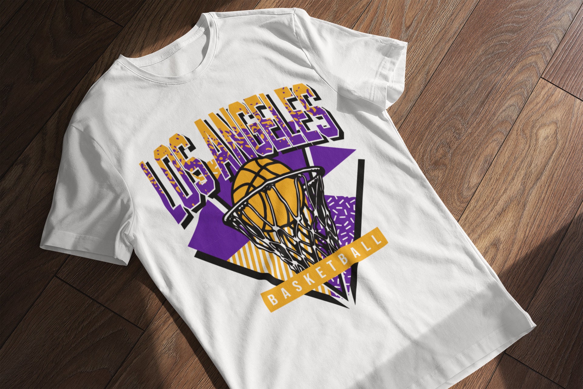 NBA Los Angeles Lakers Black/Purple Digital Panel Pant
