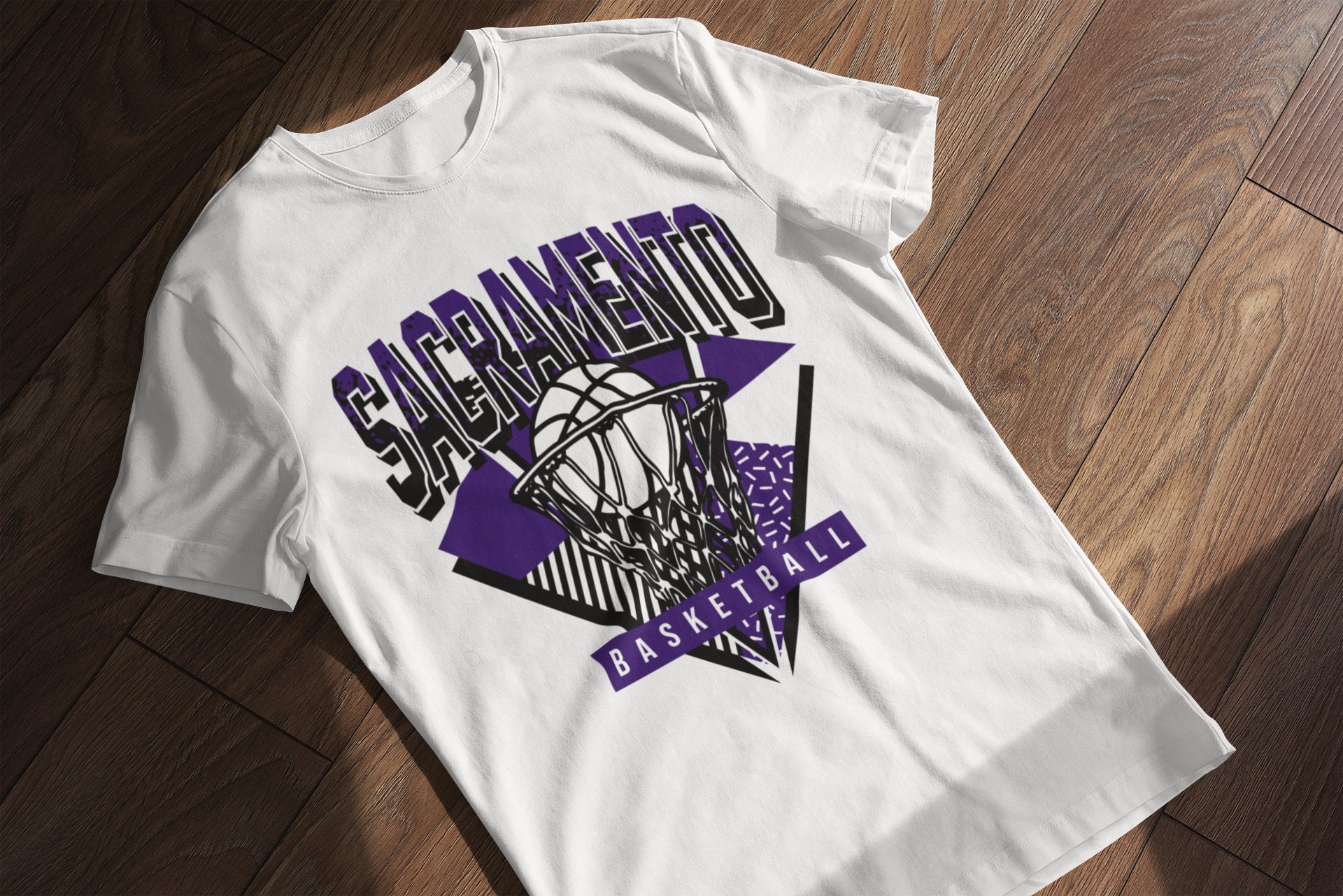 Sacramento Kings T-Shirt 3XL (much smaller) NBA Store NBA India Games 2019  EUC