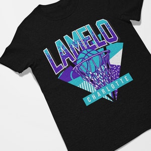 Lamelo Charlotte Basketball Retro Tee Shirt