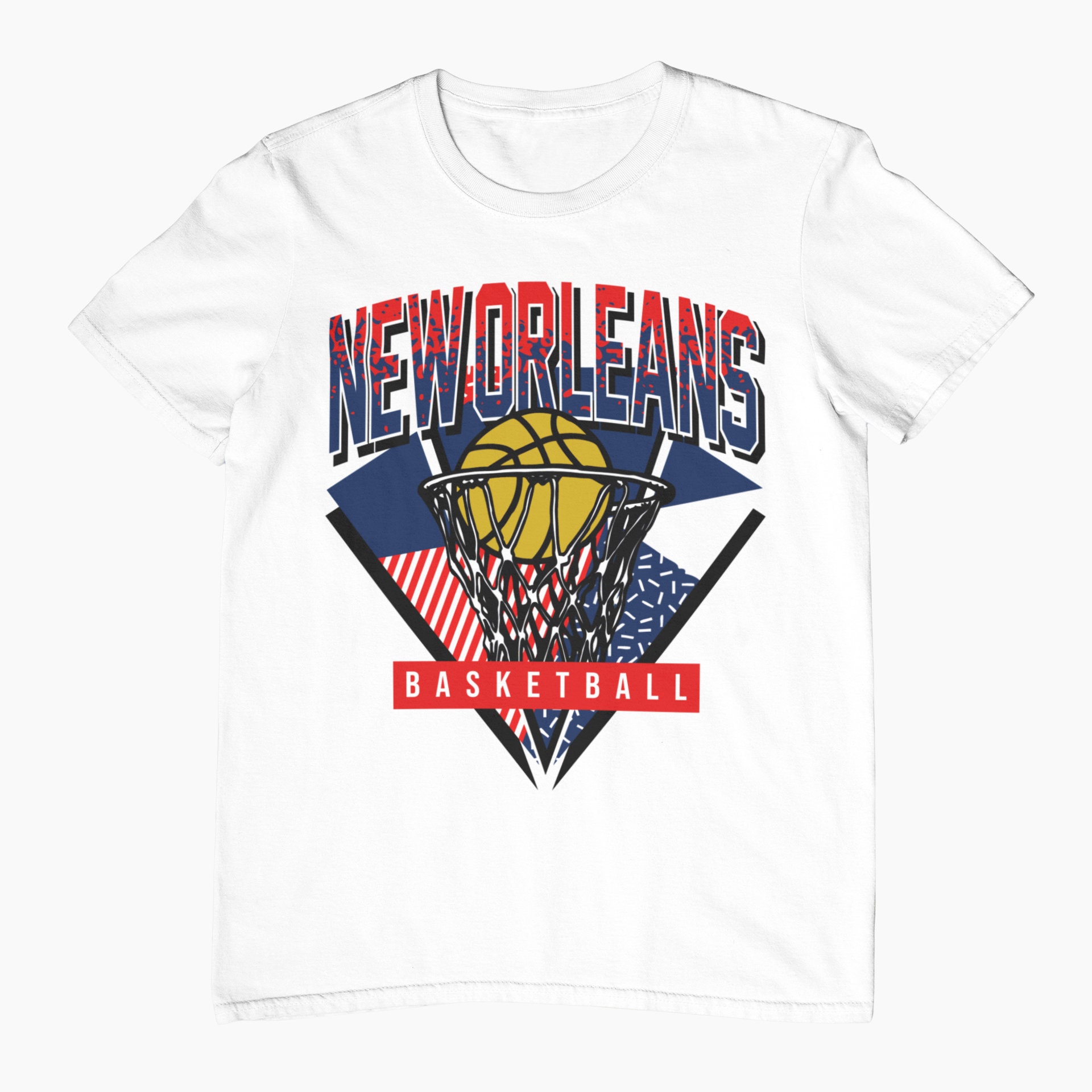 New Orleans Basketball 90s Throwback Unisex Shirt - Etsy