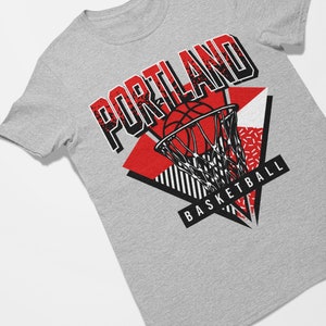 Portland Basketball 90s Throwback Unisex Shirt