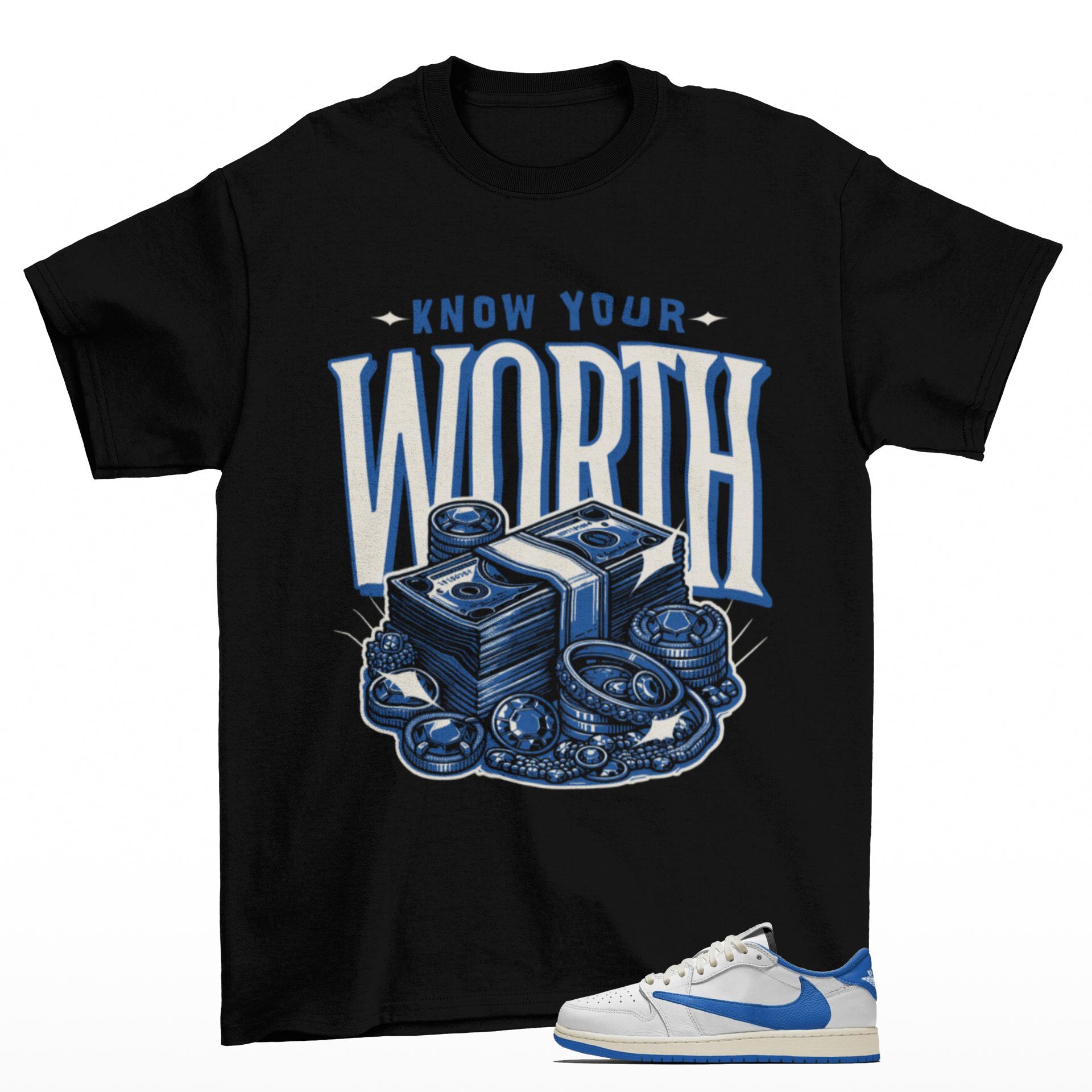 Worthy Sneaker Shirt Black to Match Jordan Low Travis Fragment - Main Image