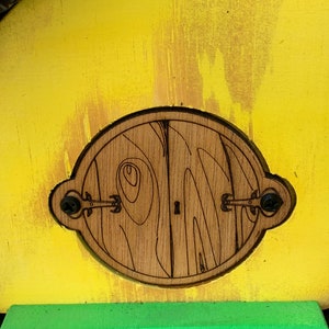 Yellow Rustic Drop Birdhouse / Oroginal Creator / Fun Birdhouse / Whimsical Birdhouse / Garden Art / Home Decor / American Made / Handmade image 5