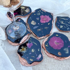 Floral Coaster Set
