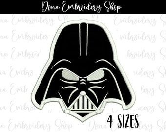 Helm-Applikation - Maschinenstickerei-Design, Stickmuster, Stickdateien, Maschinenstickerei, sofortiger Download