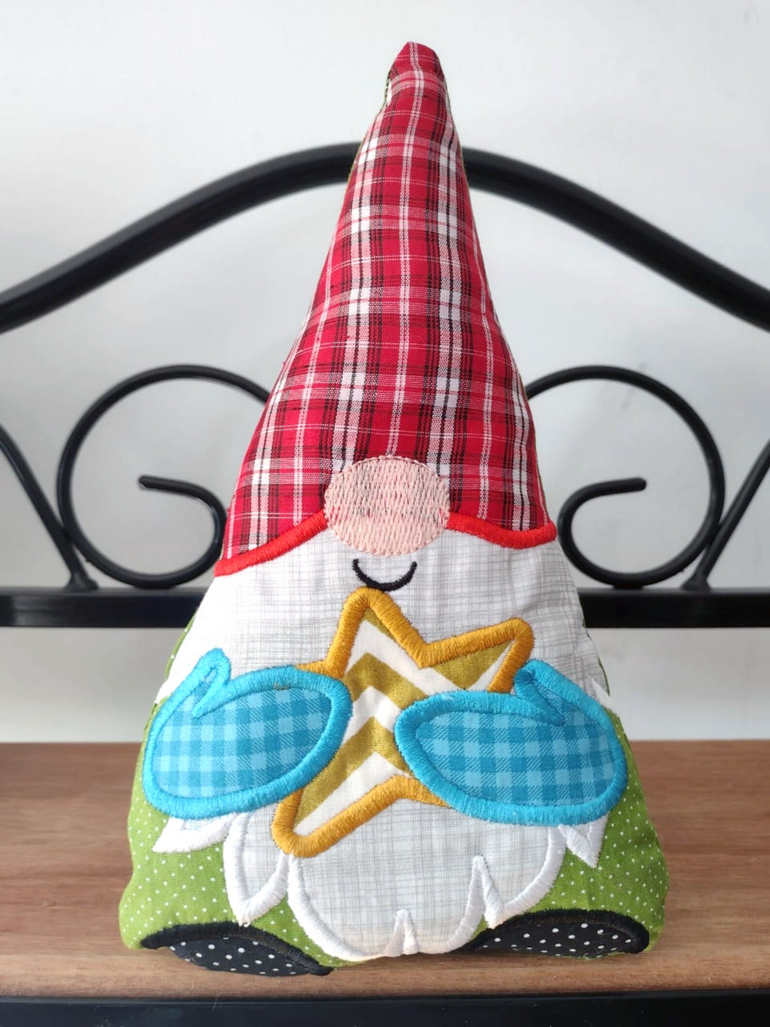 Gnome Stuffie ITH Machine Embroidery Design Embroidery Etsy