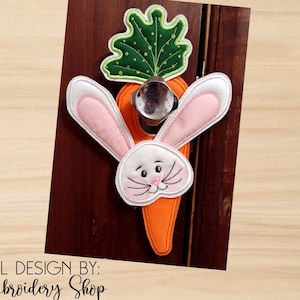 Easter Bunny door hanger  ITH - Machine Embroidery Design, Embroidery Patterns, Embroidery Files, Machine Embroidery, Instant Download
