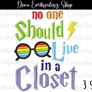 No one should live Fill Stitch - Machine Embroidery Design, Embroidery Patterns, Embroidery Files, Machine Embroidery, Instant Download