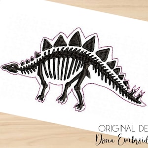 Dinosaur Stegosaurus  embroidery design- Machine Embroidery Design,Embroidery Pattern, Embroidery File, Machine Instant Download