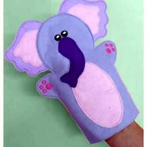 Elephant Puppet ITH - Machine Embroidery Design, Embroidery Patterns, Embroidery Files, Machine Embroidery, Instant Download