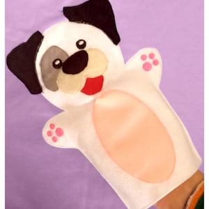 Dog Puppet ITH - Machine Embroidery Design, Embroidery Patterns, Embroidery Files, Machine Embroidery, Instant Download