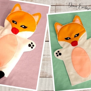 Fox Puppet ITH - Disegno ricamo macchina, Motivi ricamo, File ricamo, Ricamo macchina, Download istantaneo