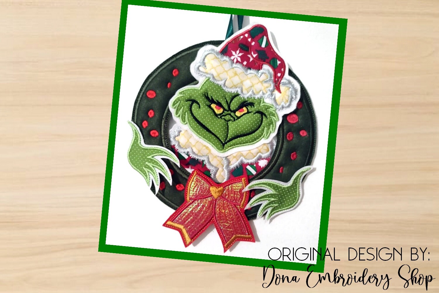 The Grinch Wreath ITH Machine Embroidery Design Embroidery - Etsy the-grinch-wreath-ith-machine-embroidery-design-embroidery-etsy