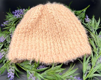 The Champagne Blush Comfy Beanie Hat