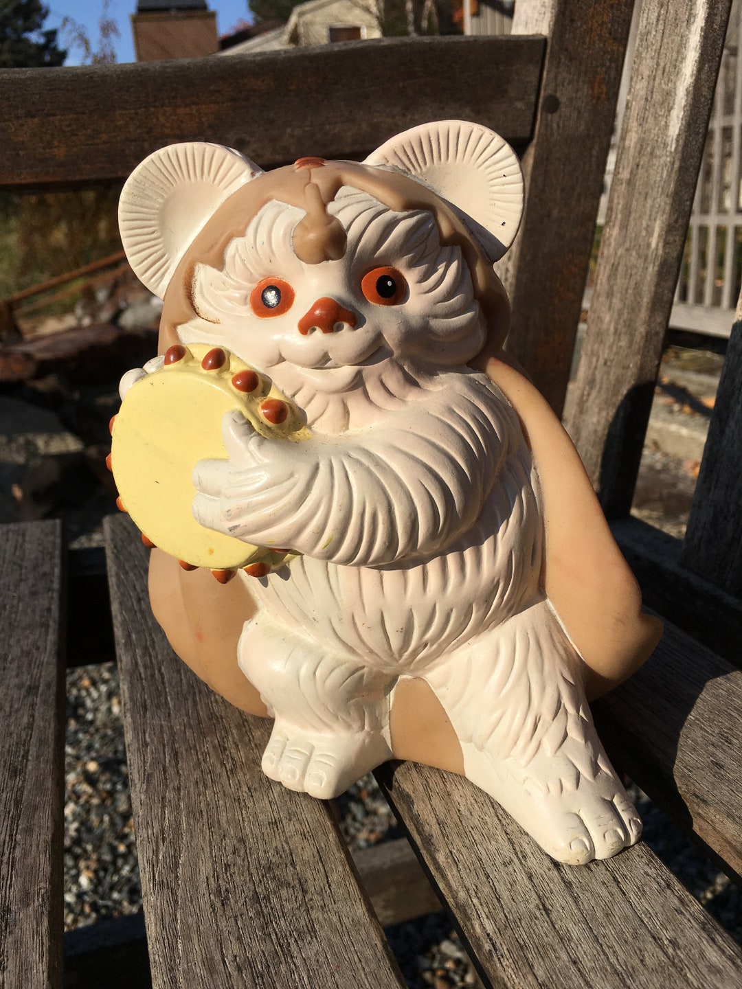1983 Wicket the Ewok Princess Kneesaa Coin Bank Return of the Jedi 