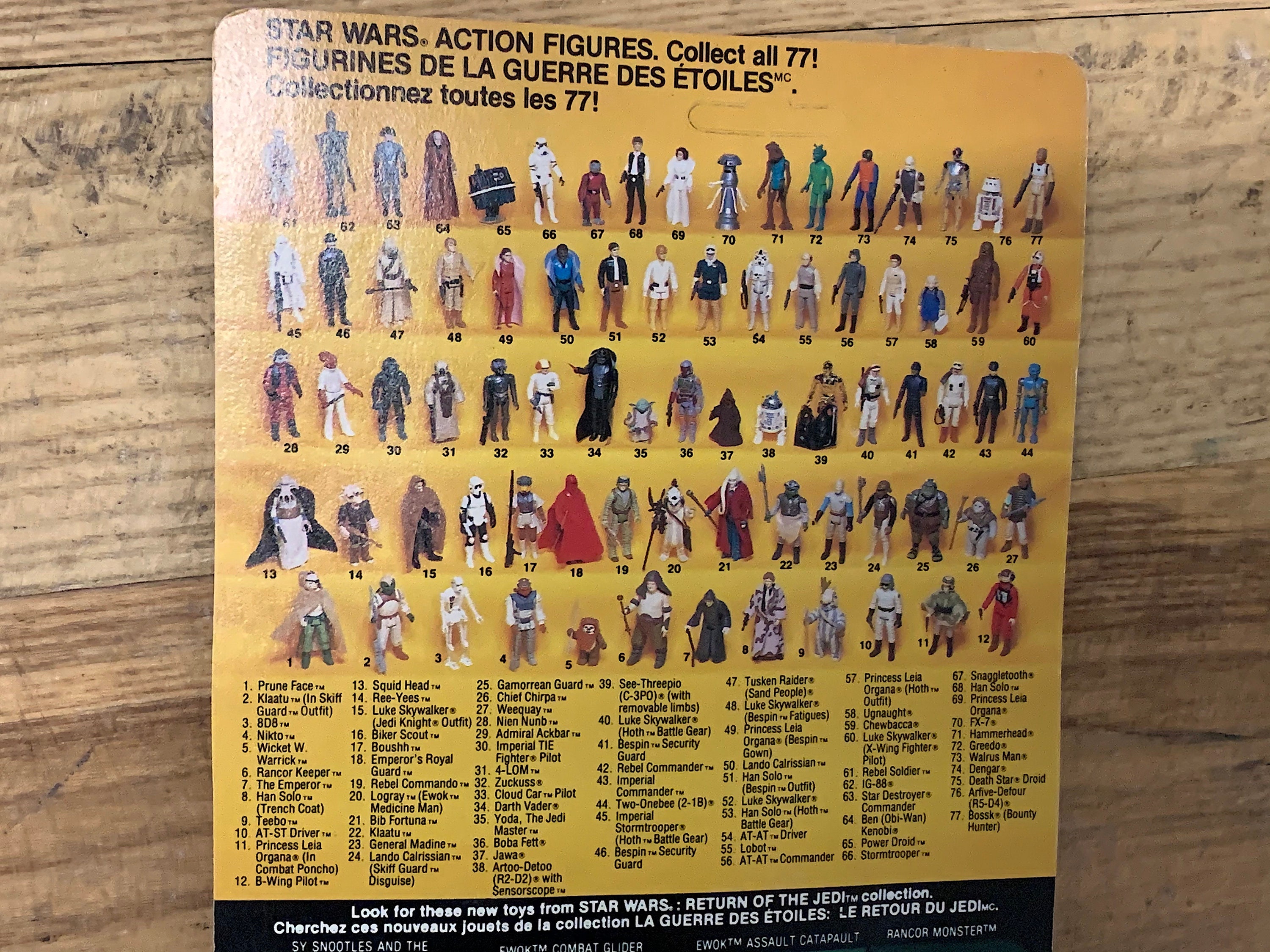 1983 Wicket W Warrick #71230 / Canadian / ROTJ Sealed Carded MIB