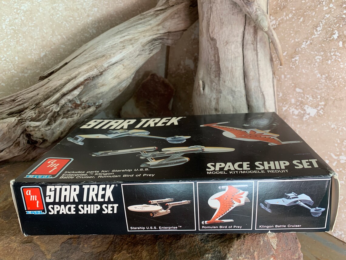 1989 AMT/ERTL Star Trek Space Ship Set Model Kit 1:1600 - Etsy Canada