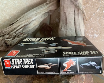 1989 AMT/ERTL スタートレック 宇宙船セット モデルキット (1:1600