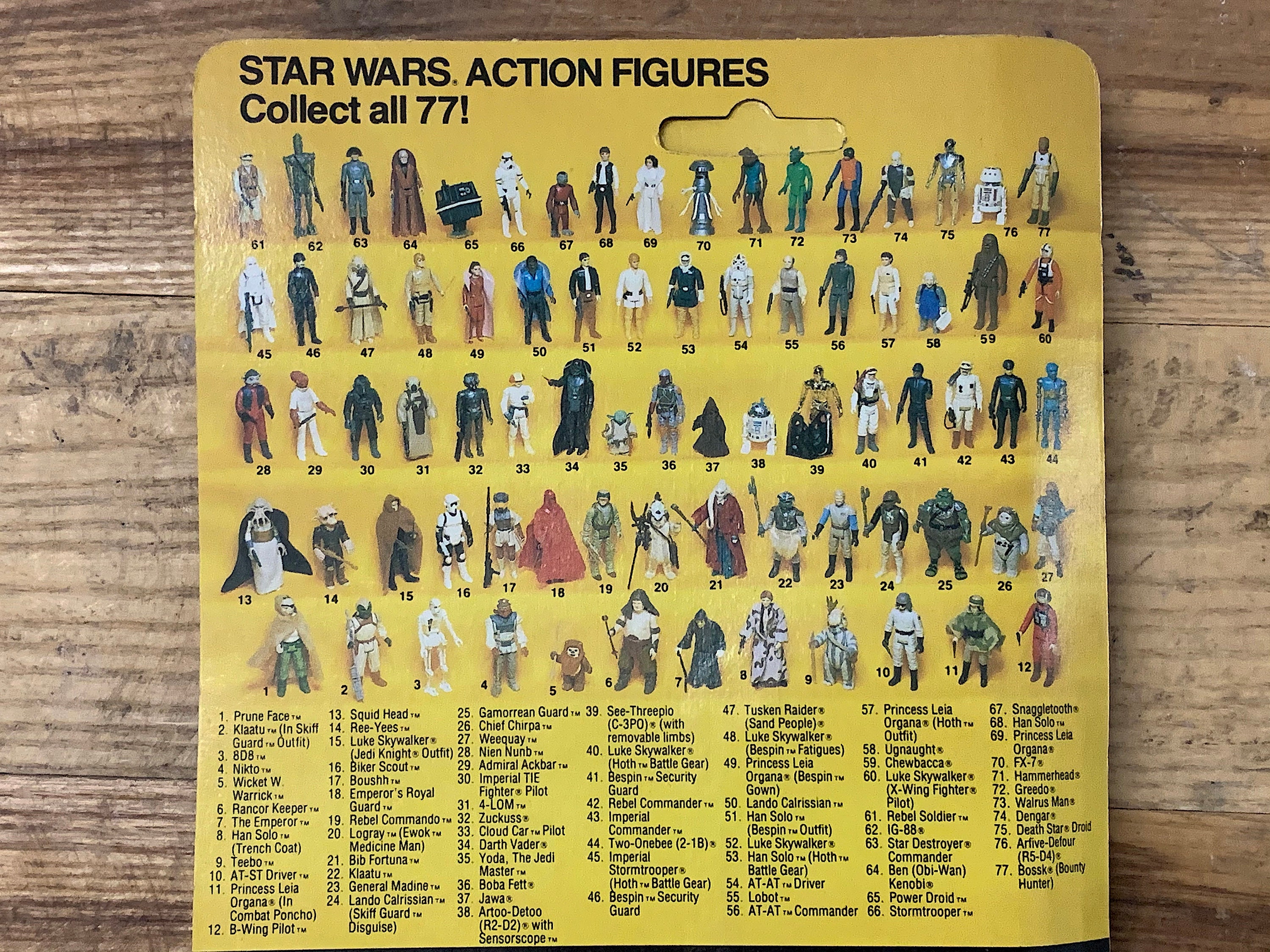 1983 ROTJ Squid Head #70770 / US Kenner Star Wars Sealed