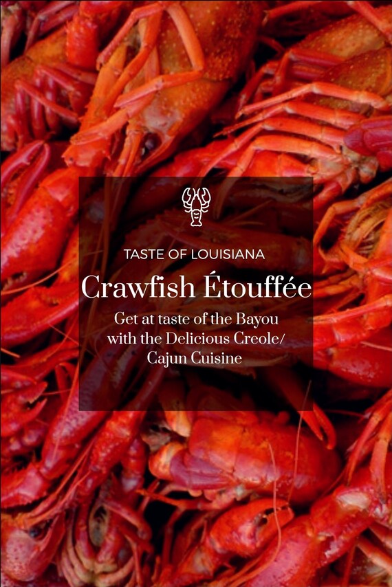 CRAWFISH ÉTOUFFÉE Taste of Louisiana Etsy